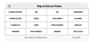 Kit Bingo Petversário